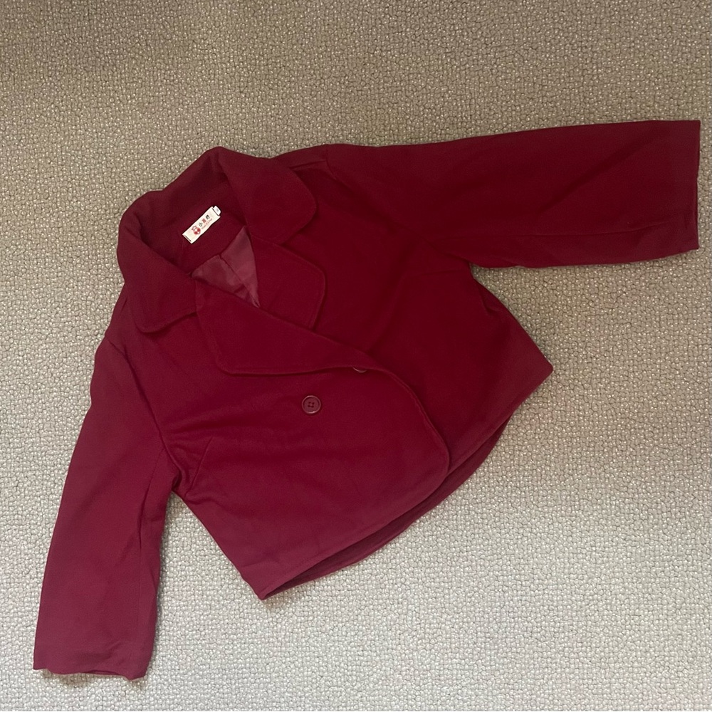NWOT Felt-like Fabric Lined Jacket